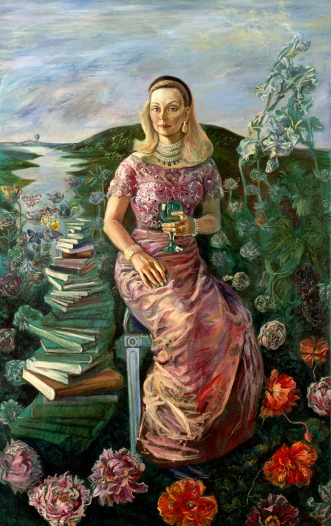 1 Portrait of Princess Bettina Lobkowicz,  200 x 126 cm,  2003, Prague