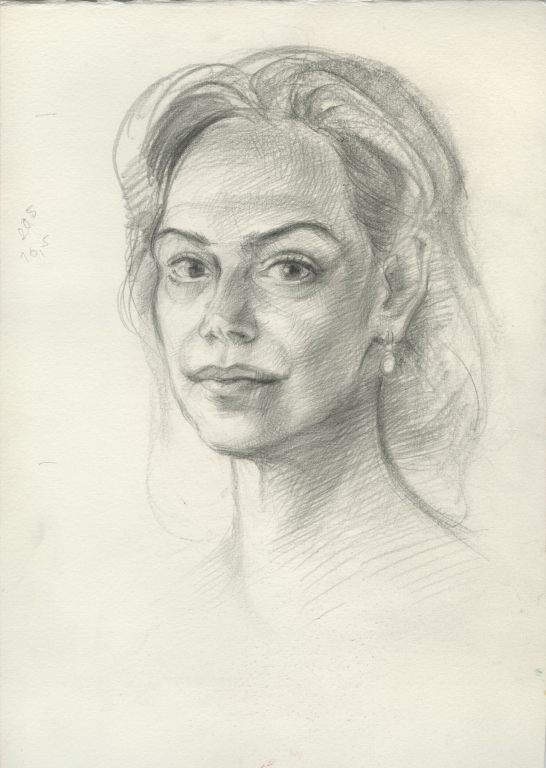 Study-for-Dagmar-Havlova-portrait